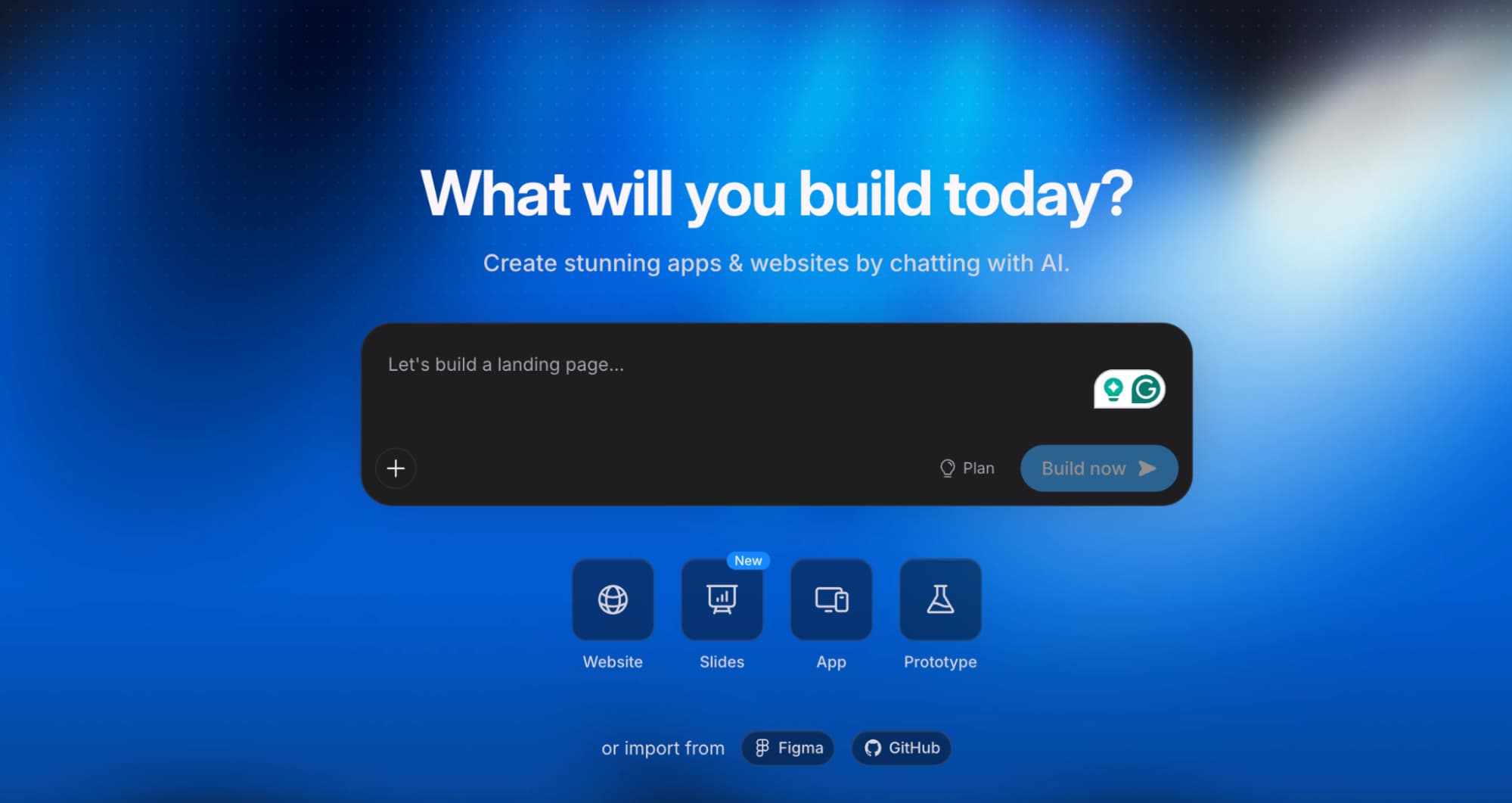 Bolt.new app builder