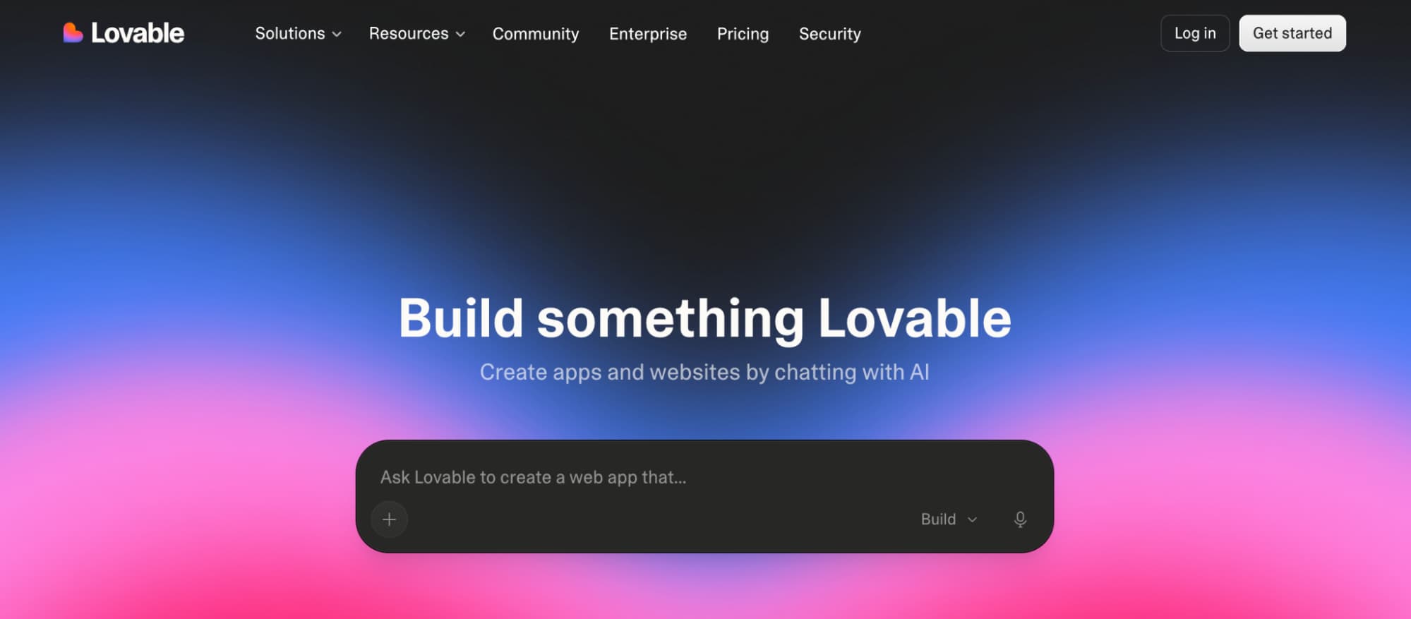 Lovable AI app builder